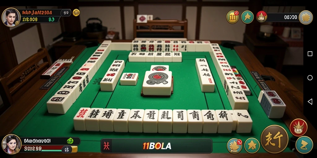 Gameplay Mahjong yang memukau dan menarik di 11BOLA.