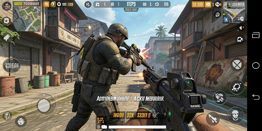 Gameplay seru dalam 333666 dengan aksi TPS mendebarkan.