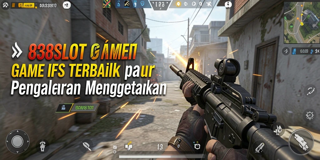Screenshot menampilkan aksi mendebarkan dari gameplay FPS 8368SLOT.