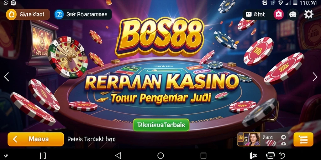 Screenshot utama <strong>BOS88</strong> menampilkan serunya bermain Kasino dengan grafis yang memukau.