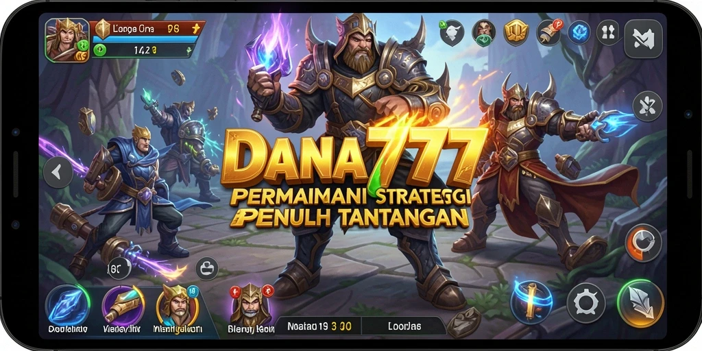 Tampilan menarik dari gameplay strategi DANA777 yang menegangkan.