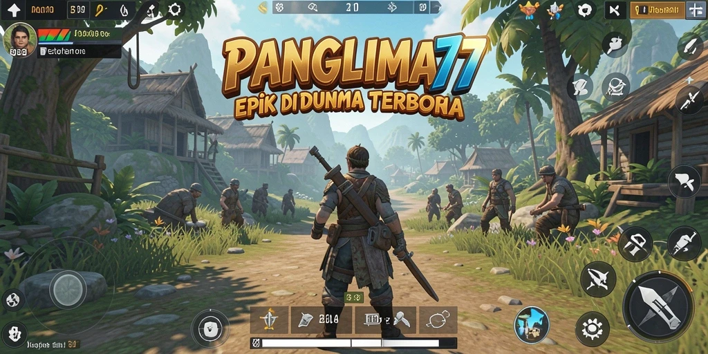 Tampilan gameplay seru dalam petualangan dunia terbuka.
