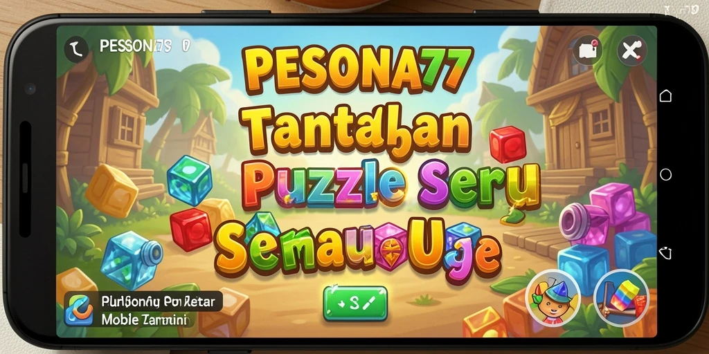 Tampilan seru dari gameplay PESONA77 dengan berbagai tantangan puzzle.