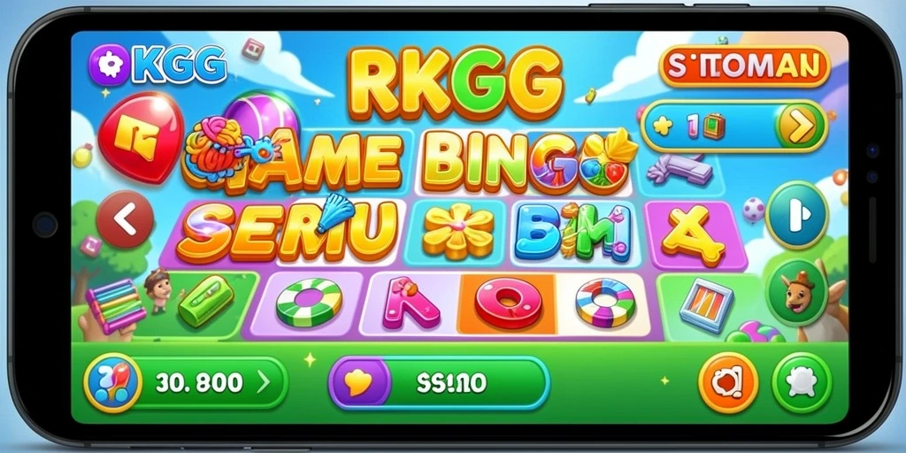 Tampilan gameplay Bingo yang seru dan interaktif di RKGG.