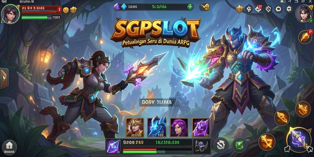 Tampilan gameplay seru dari SGPSLOT dengan aksi pertempuran yang mendebarkan.