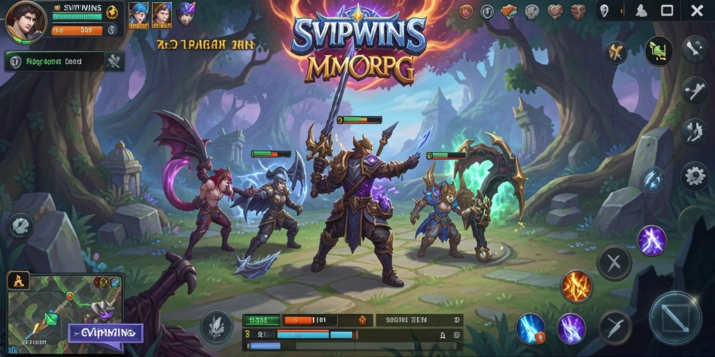 Screenshot gameplay menarik dari SVIPWINS yang menunjukkan aksi petualangan.