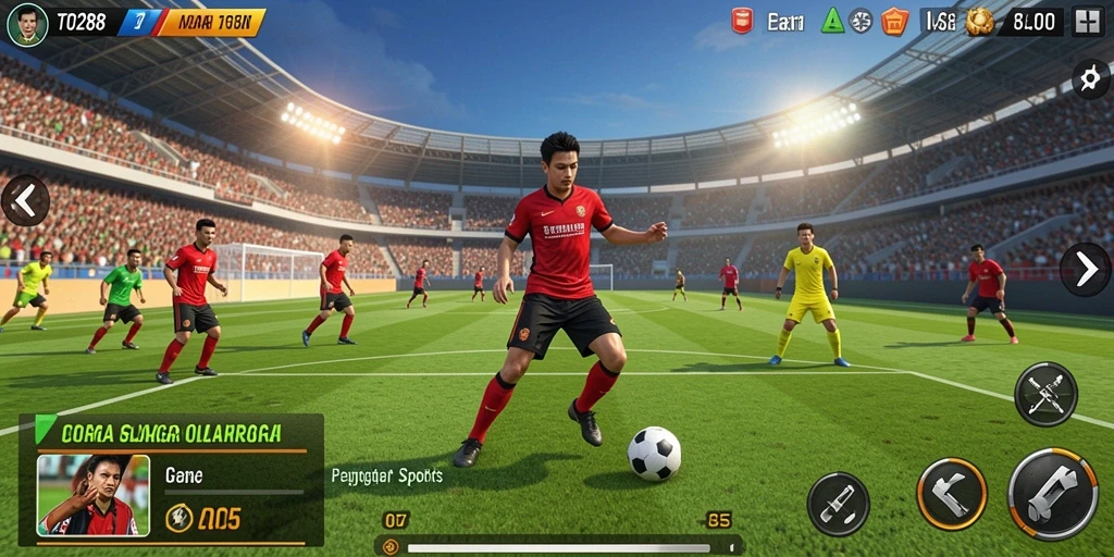 Gameplay TO288 yang menarik dengan grafis olahraga yang memukau.