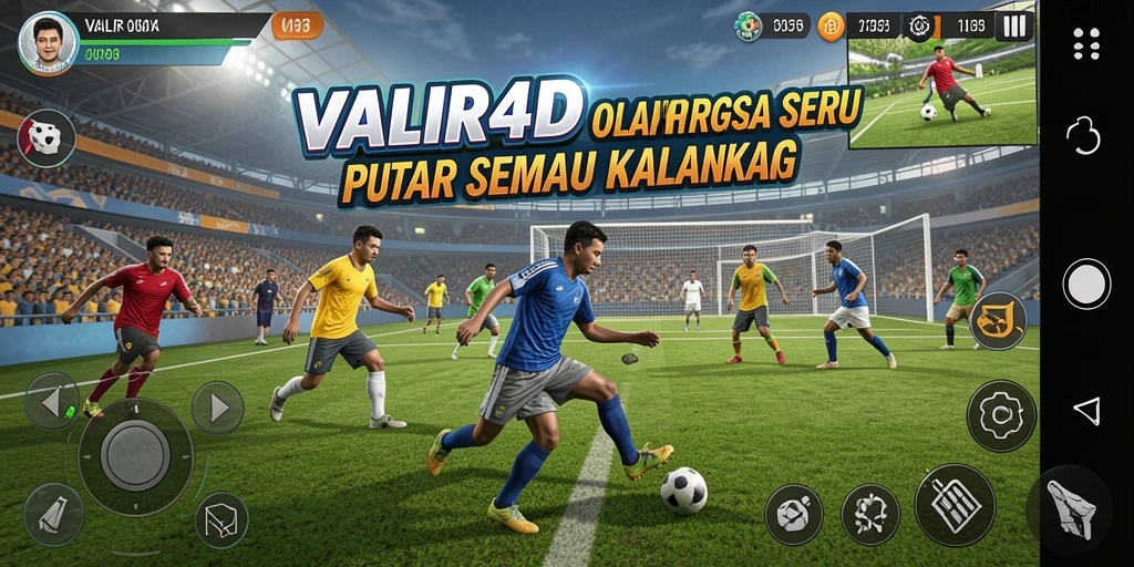 Tangkapan layar gameplay seru dari <strong>VALIR4D</strong> yang menampilkan pertandingan olahraga.